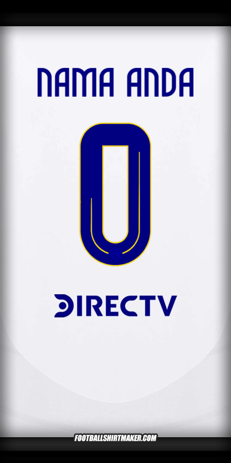 Jersey Boca Juniors 2024/2025 II -  nama anda - 0