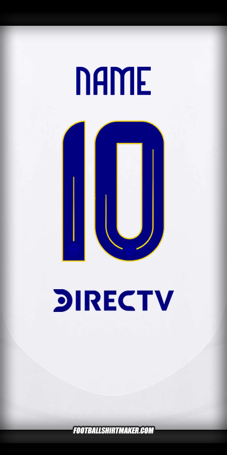 Trikot Boca Juniors 2024/2025 Auswärts -  name - 10