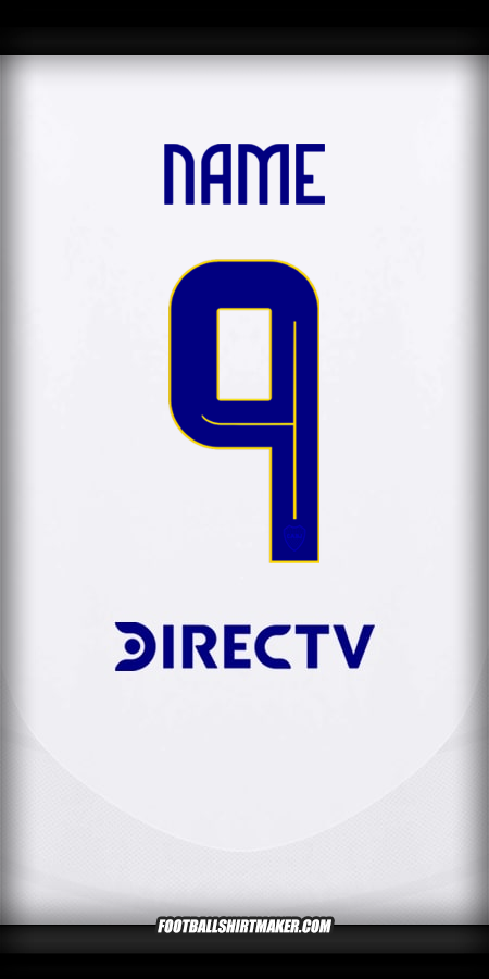 Jersey Boca Juniors 2024/2025 Away -  name - 9