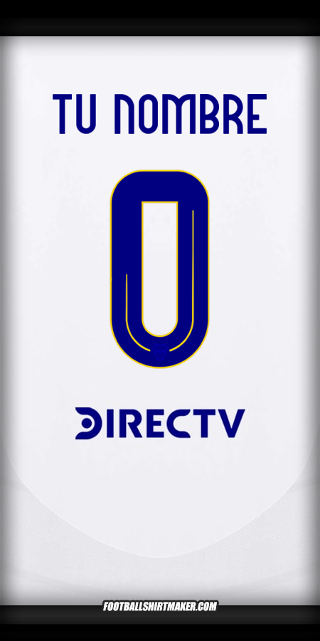 Jersey Boca Juniors 2024/2025 II -  tu nombre - 0