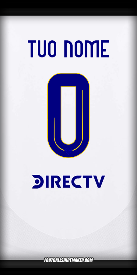 Maglia Boca Juniors 2024/2025 Seconda -  tuo nome - 0