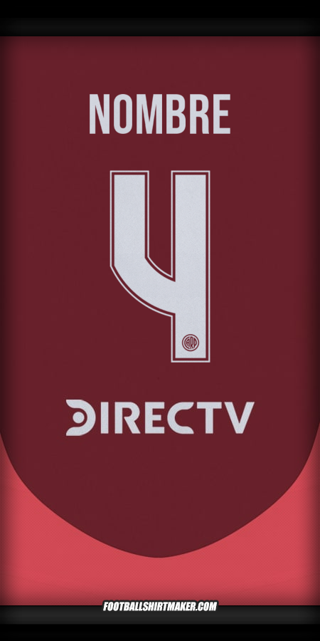 Jersey River Plate 2024/2025 Visita -  nombre - 4