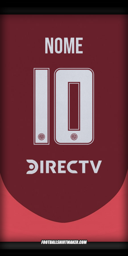 Maglia River Plate 2024/2025 Seconda -  nome - 10