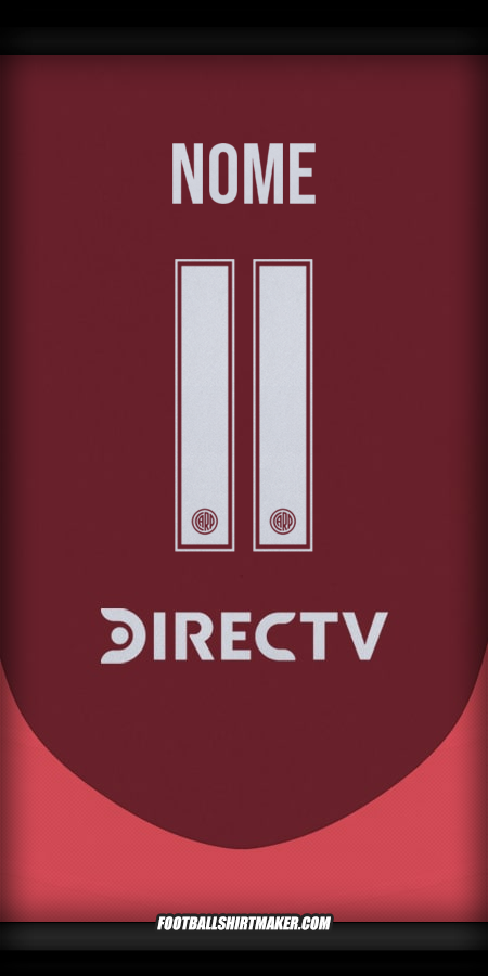 Maglia River Plate 2024/2025 Seconda -  nome - 11