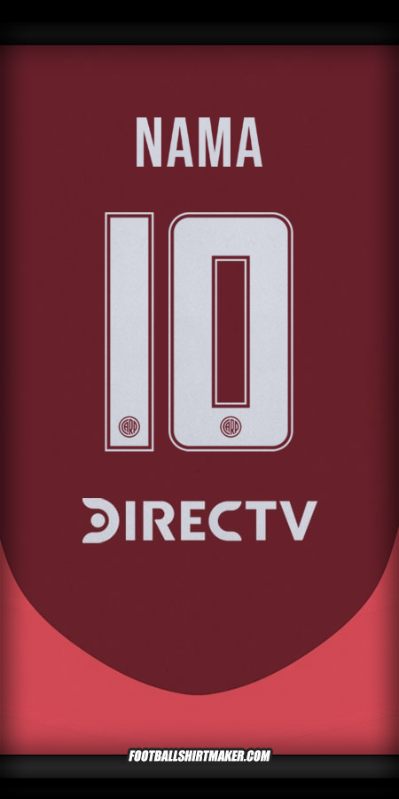 Jersey River Plate 2024/2025 Alternatif -  nama - 10