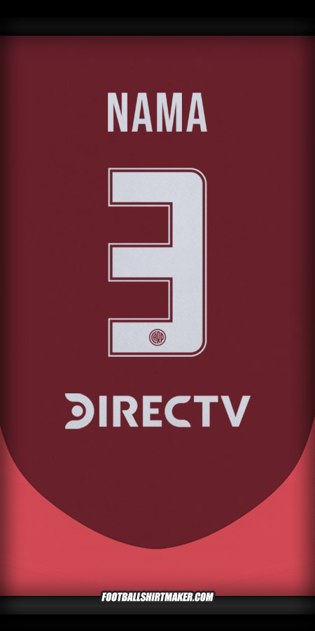 Jersey River Plate 2024/2025 Alternatif -  nama - 3