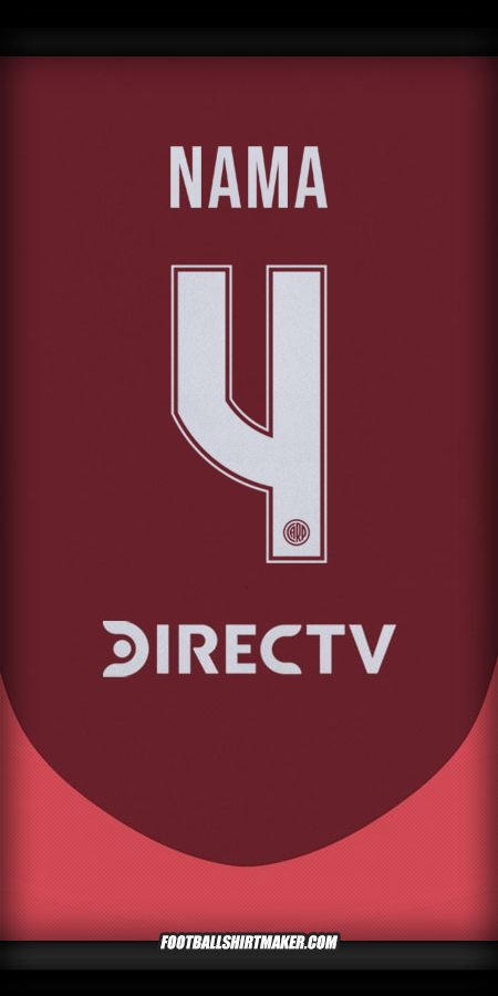 Jersey River Plate 2024/2025 Alternatif -  nama - 4