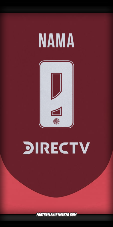 Jersey River Plate 2024/2025 Alternatif -  nama - 8