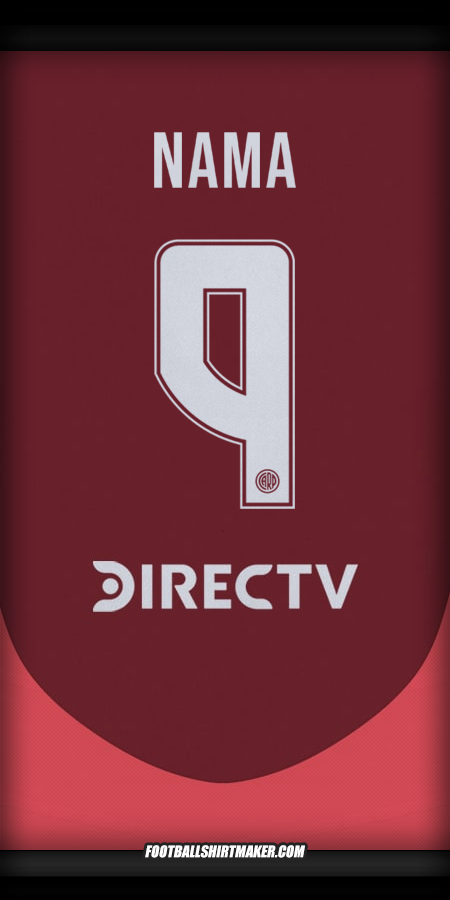 Jersey River Plate 2024/2025 Alternatif -  nama - 9