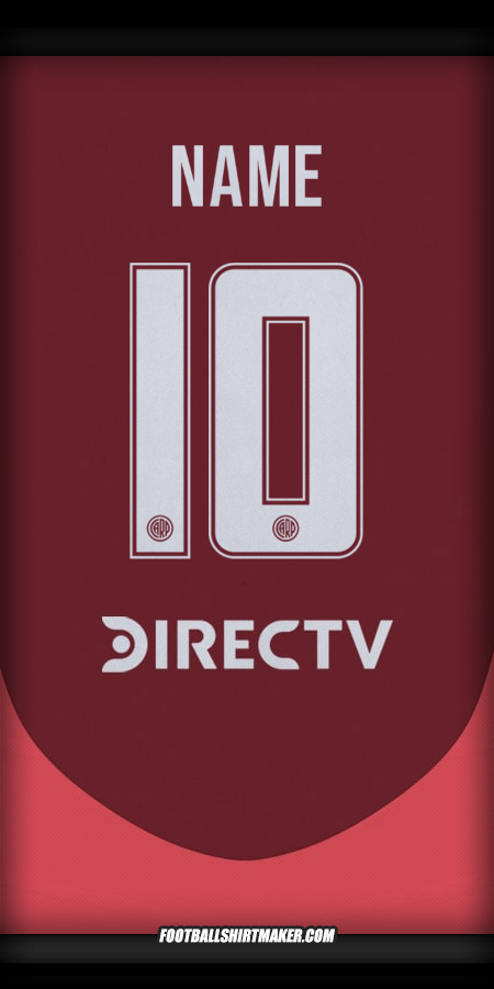 Trikot River Plate 2024/2025 Auswärts -  name - 10