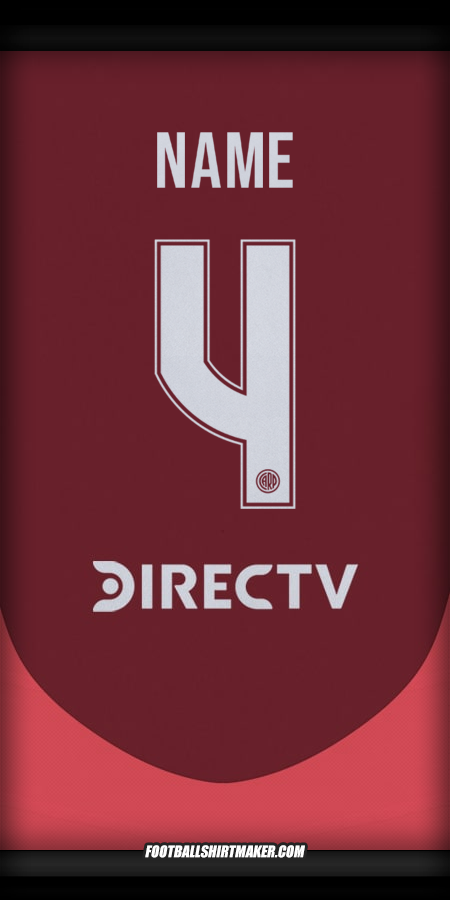 Jersey River Plate 2024/2025 Away -  name - 4