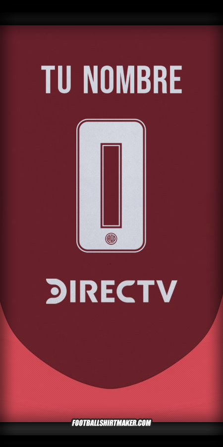 Camiseta River Plate 2024/2025 II -  tu nombre - 0