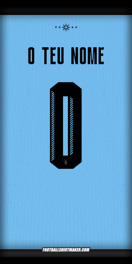 Camisola Uruguai 2024 -  o teu nome - 0