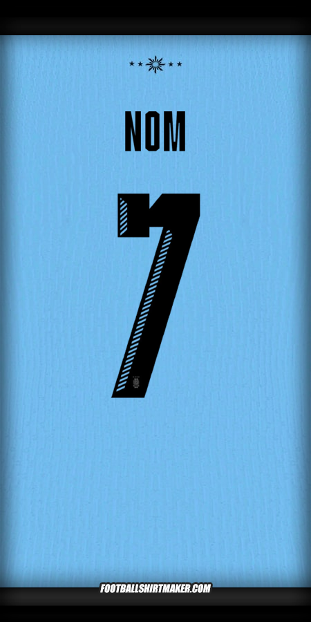 Maillot Uruguay 2024 -  nom - 7
