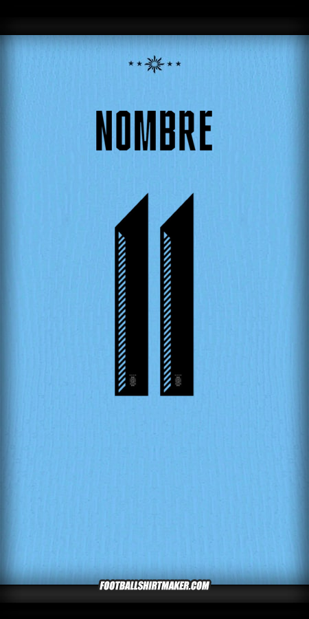 Jersey Uruguay 2024 -  nombre - 11