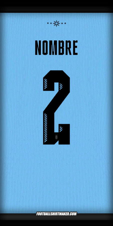 Jersey Uruguay 2024 -  nombre - 2