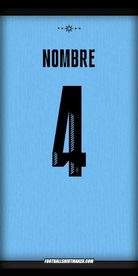 Jersey Uruguay 2024 -  nombre - 4