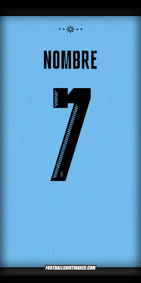 Camiseta Uruguay 2024 -  nombre - 7