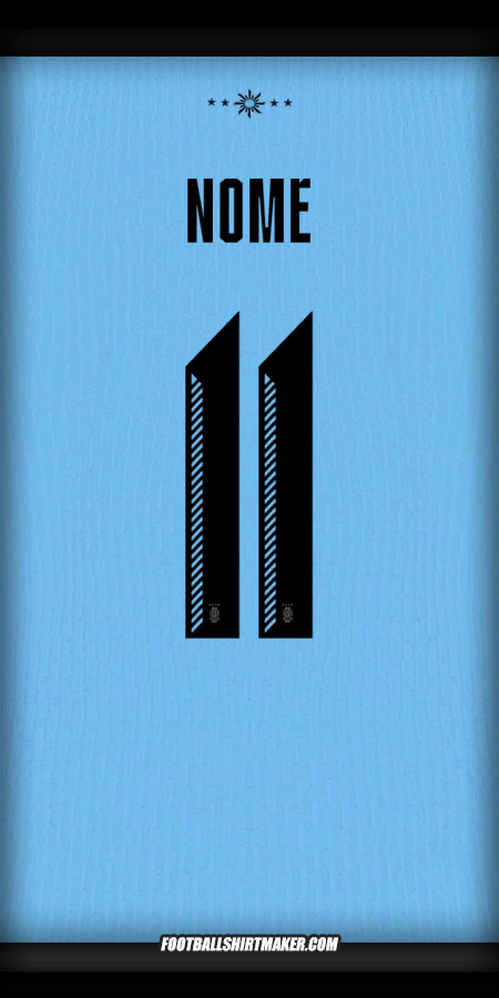 Camisa Uruguai 2024 -  nome - 11
