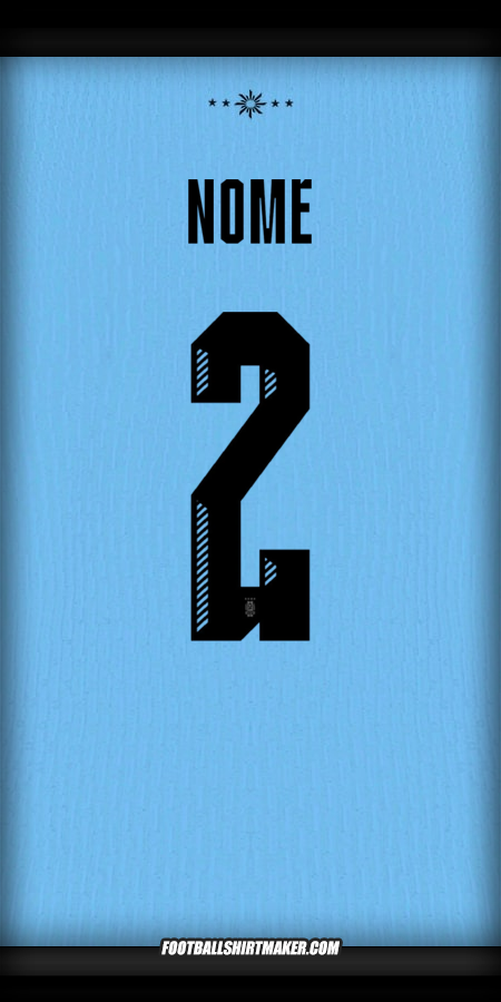 Maglia Uruguay 2024 -  nome - 2