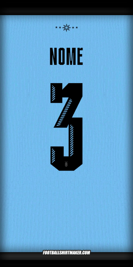 Camisa Uruguai 2024 -  nome - 3