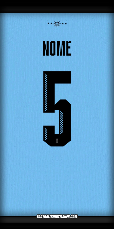 Camisola Uruguai 2024 -  nome - 5