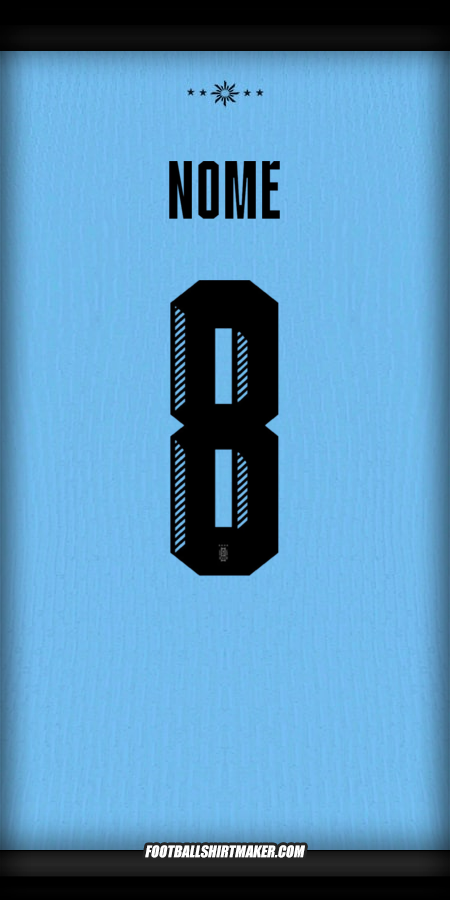 Maglia Uruguay 2024 -  nome - 8