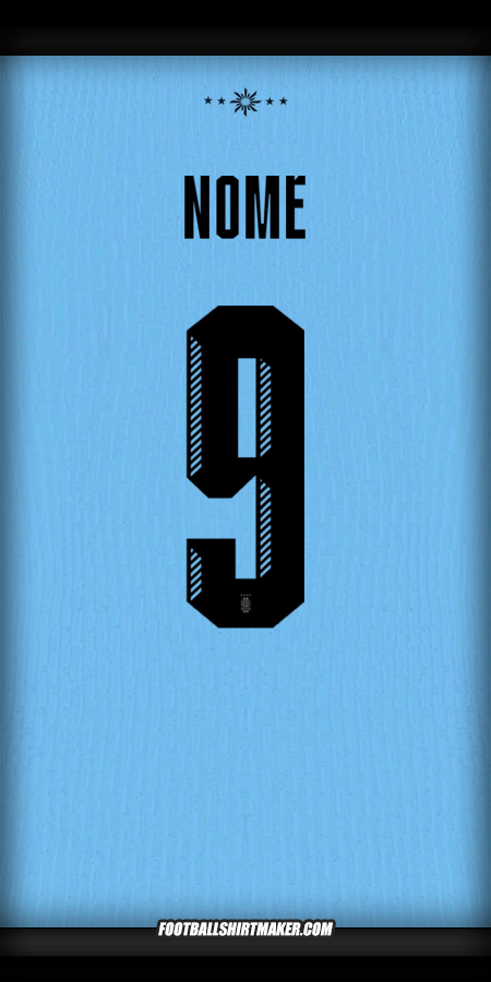 Camisa Uruguai 2024 -  nome - 9