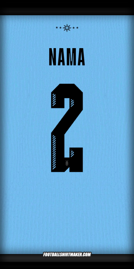 Jersey Uruguay 2024 -  nama - 2