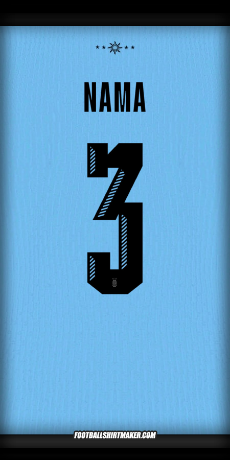 Jersey Uruguay 2024 -  nama - 3