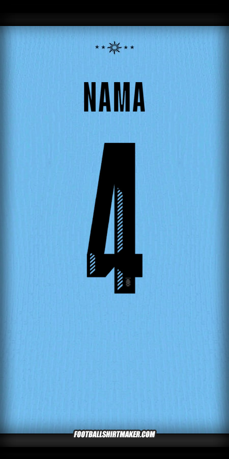 Jersey Uruguay 2024 -  nama - 4