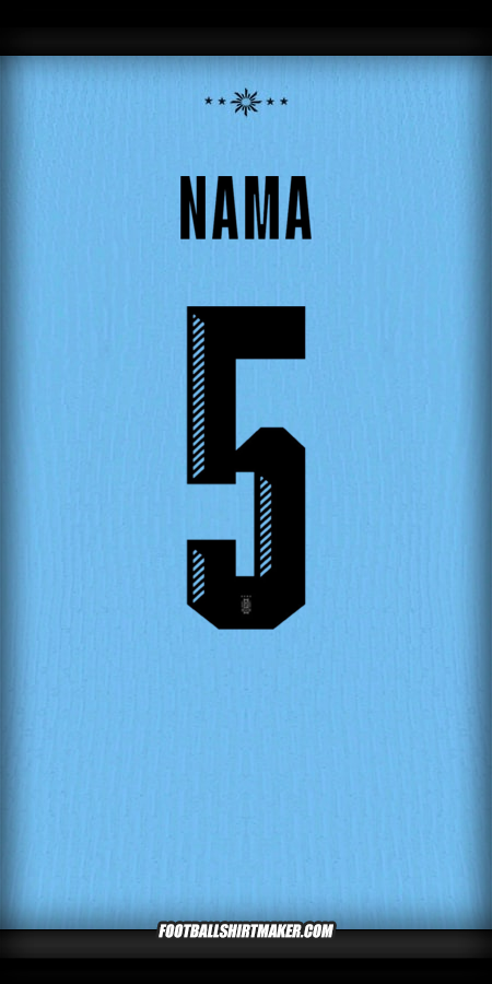 Jersey Uruguay 2024 -  nama - 5