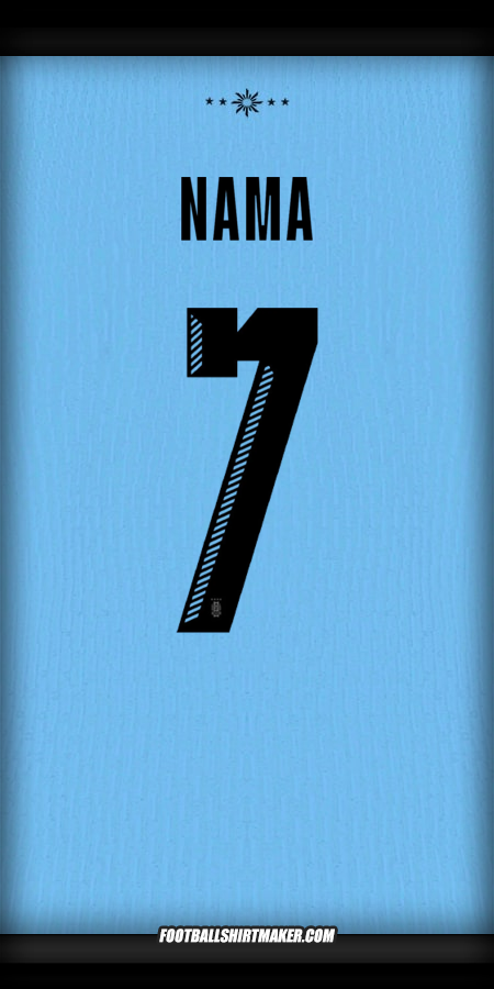 Jersey Uruguay 2024 -  nama - 7