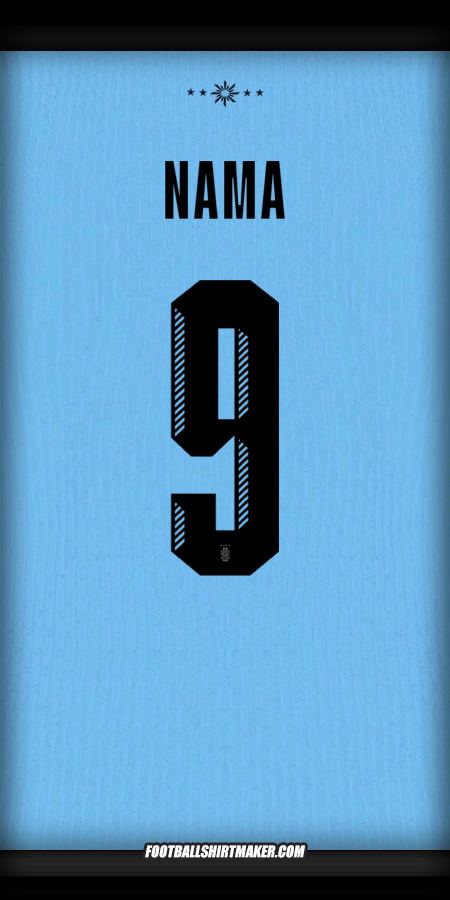 Jersey Uruguay 2024 -  nama - 9
