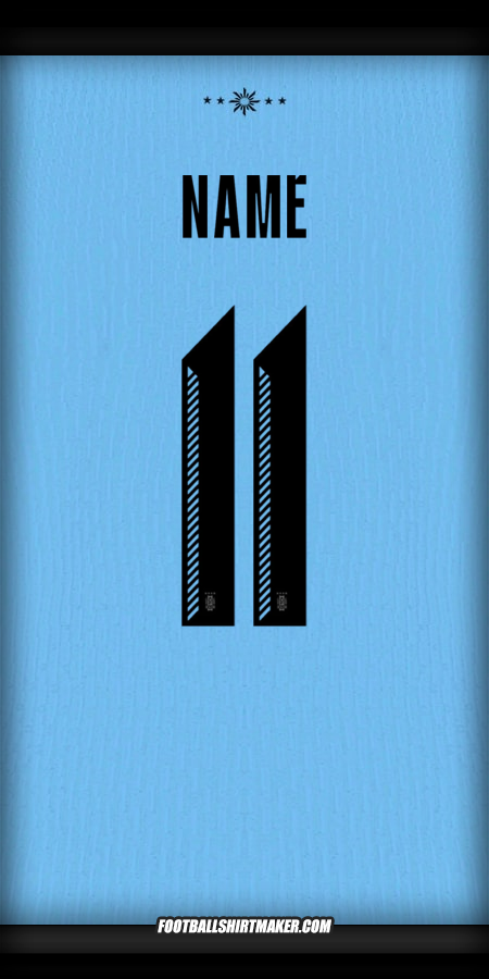 Shirt Uruguay 2024 -  name - 11
