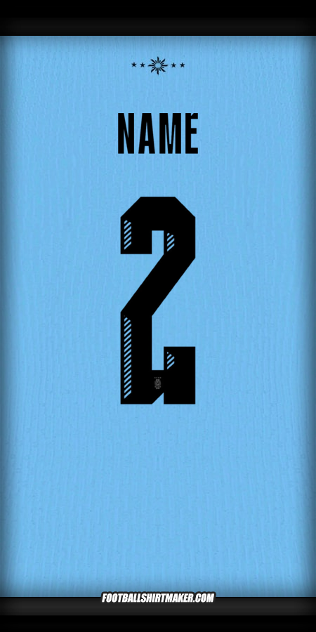 Trikot Uruguay 2024 -  name - 2