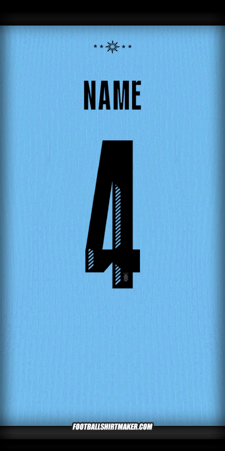Shirt Uruguay 2024 -  name - 4