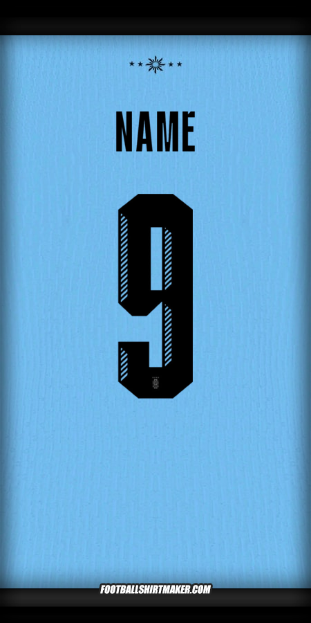 Shirt Uruguay 2024 -  name - 9