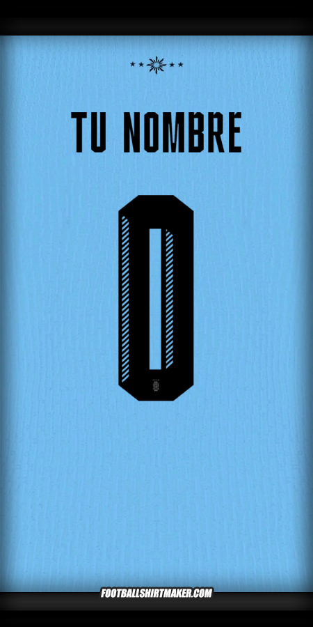 Camiseta Uruguay 2024 -  tu nombre - 0