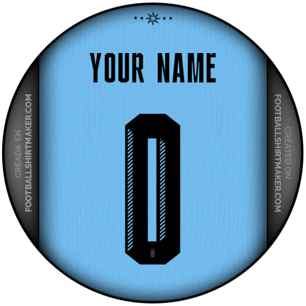 Jersey Uruguay 2024 -  your name - 0