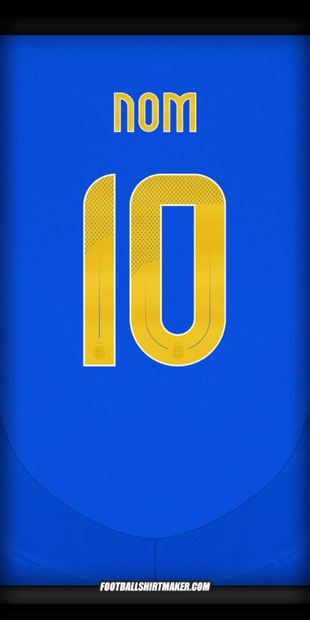 Maillot Argentine 2024 Extérieur -  nom - 10