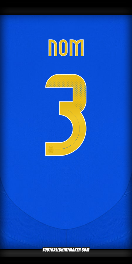 Maillot Argentine 2024 Extérieur -  nom - 3