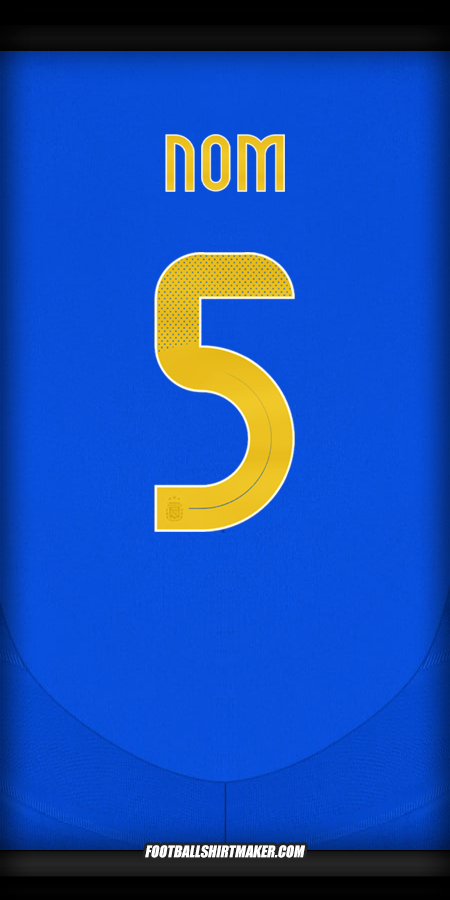 Maillot Argentine 2024 Extérieur -  nom - 5