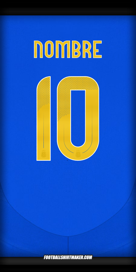 Camiseta Argentina 2024 Visita -  nombre - 10