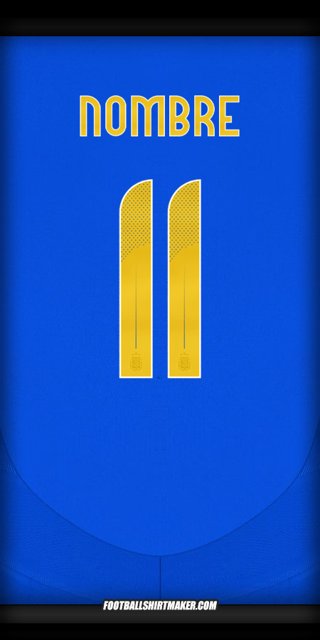 Camiseta Argentina 2024 Visita -  nombre - 11
