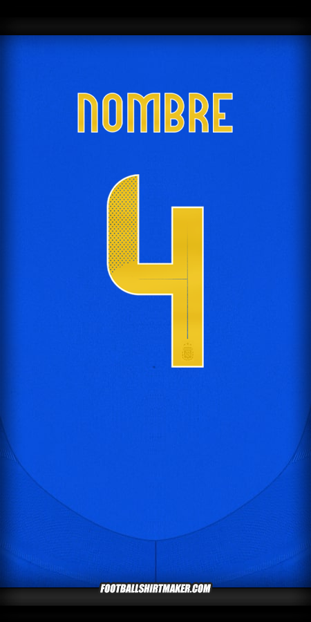Jersey Argentina 2024 Visita -  nombre - 4