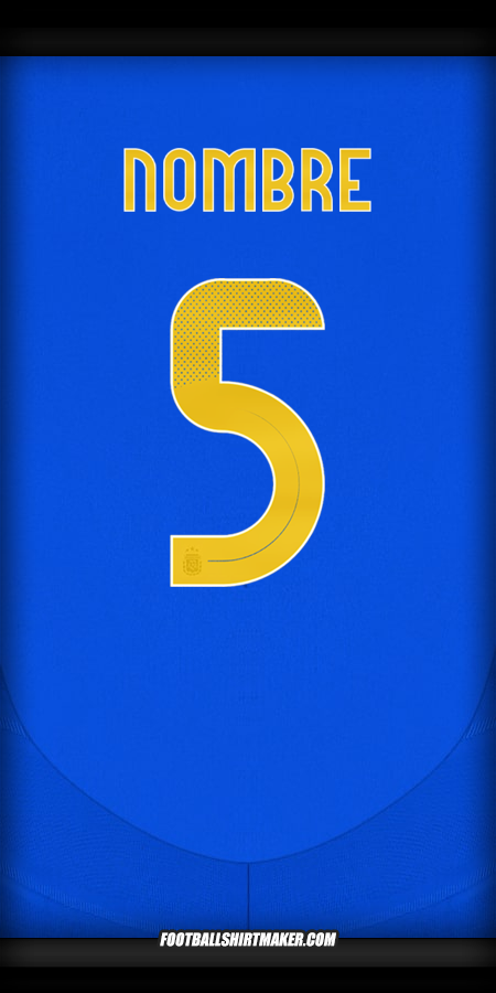Camiseta Argentina 2024 Visita -  nombre - 5