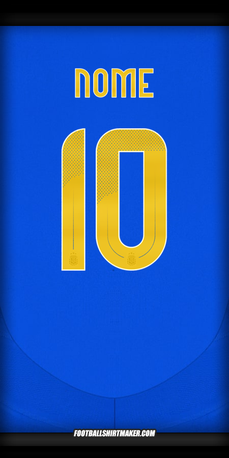 Maglia Argentina 2024 Seconda -  nome - 10