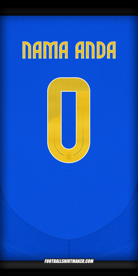Jersey Argentina 2024 Alternatif -  nama anda - 0