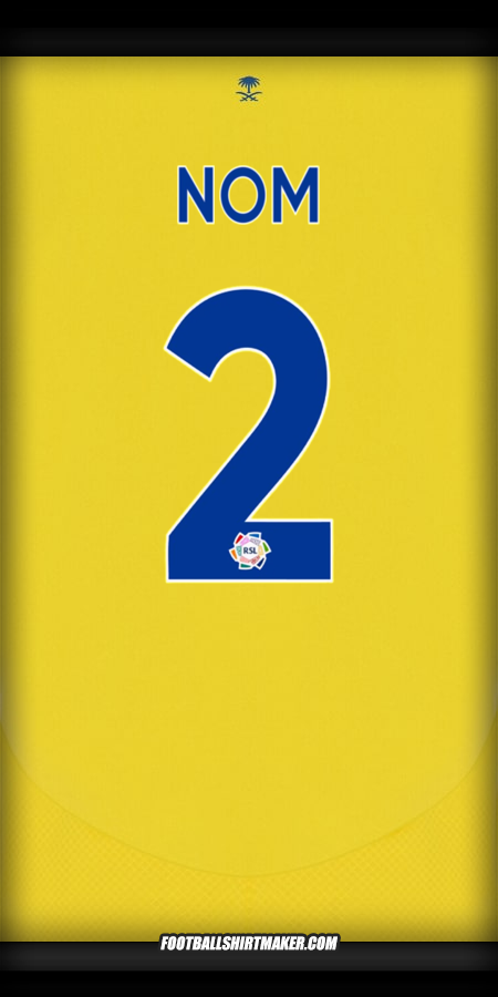 Maillot Al Nassr 2024/2025 -  nom - 2